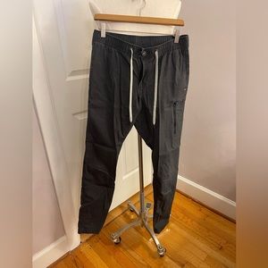 Mens charcoal vuori ripstop pant M